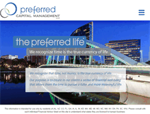 Tablet Screenshot of preferredcapitalmgmt.com